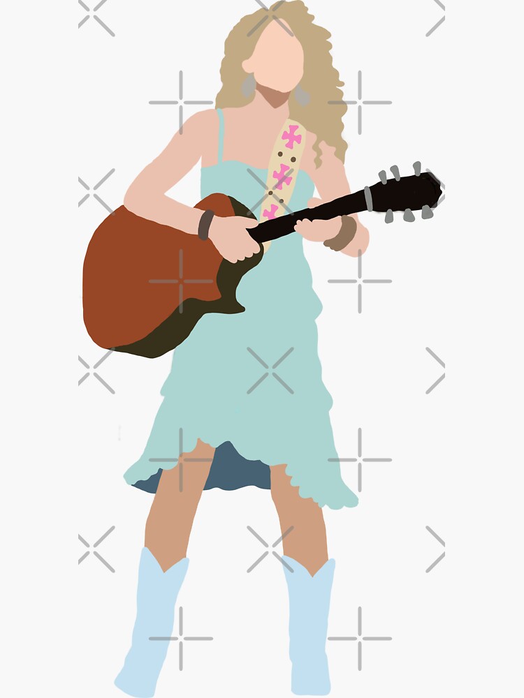 Taylor Swift Debut Sticker for Sale by Sam Adams