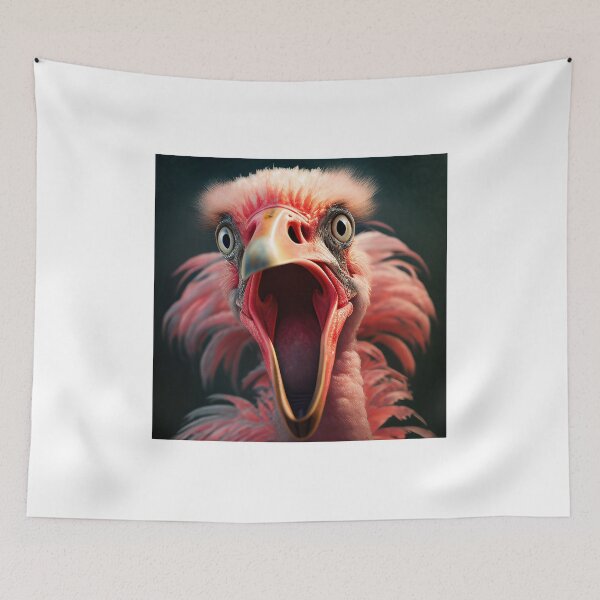 Item preview, A Shocked Flamingo designed and sold by GingerArranger.