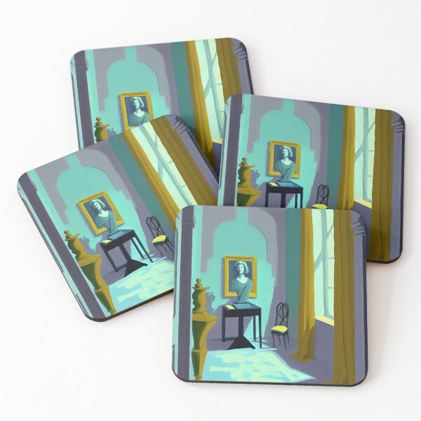 Item preview, A Space of Simplicity and Harmony: A Room Inspired by Matisse's 'Interior with Egyptian Curtain' in Blue Teal Tones designed and sold by ottaringi.