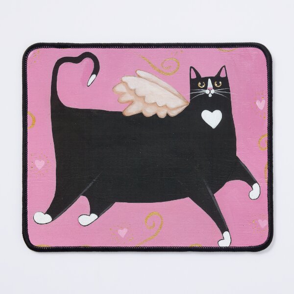 Item preview, Tuxie Cupid Cat designed and sold by KilkennyCat Art.