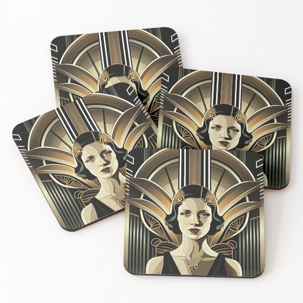 Item preview, Art Deco Lady designed and sold by Shundayah.