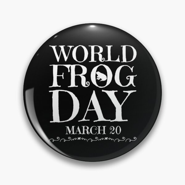 Item preview, World Frog Day designed and sold by PetSafari.