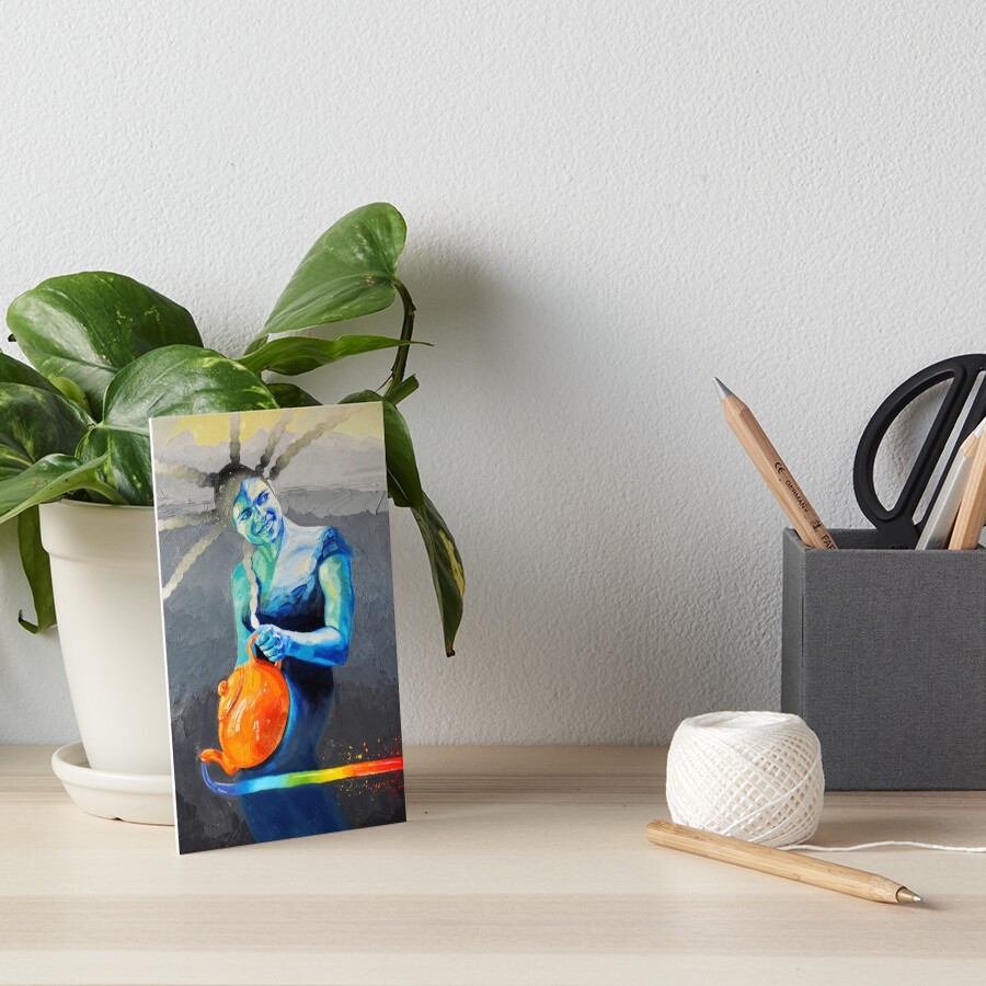 Item preview, Art Board Print designed and sold by BlueStarseed.
