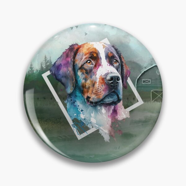 Item preview, Bolt the Dog WITH BACKGROUND - Watercolor Animal Series designed and sold by Bolg3r.