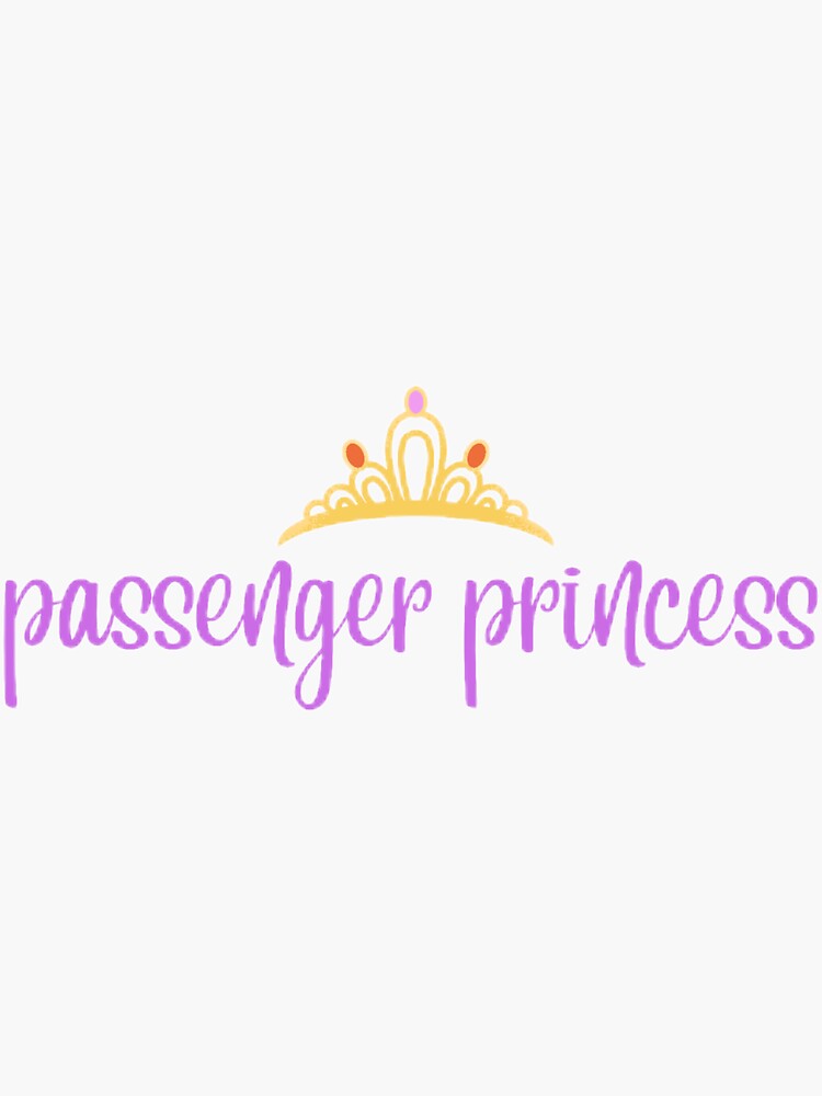 Sticker for Sale avec l'œuvre « Princesse passagère » de l'artiste  katamari4ever