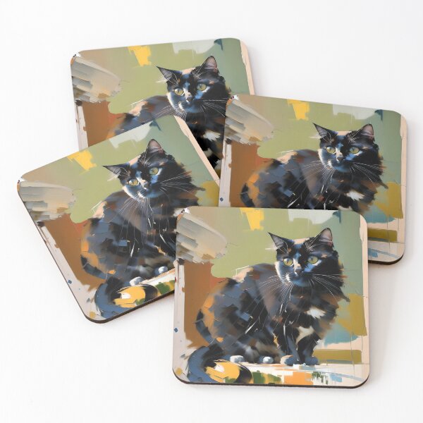Item preview, My Furry Feline Soulmate: A Painting of Love and Friendship designed and sold by KH-GardenEden.