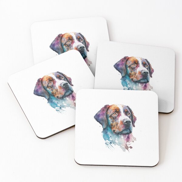 Item preview, Bolt the Dog  - Watercolor Animal Series designed and sold by Bolg3r.