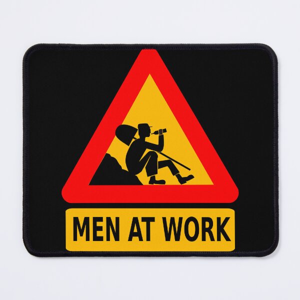 Item preview, Men at Work Sign designed and sold by How67.