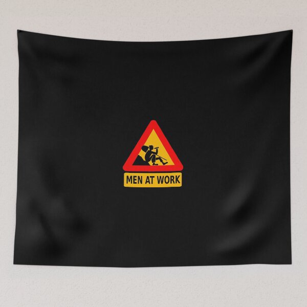 Item preview, Men at Work Sign designed and sold by How67.