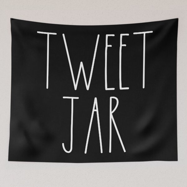 Artikelvorschau, Tweet Jar White Rae Dunn Inspired Farmhouse entworfen und verkauft von FineElephant.