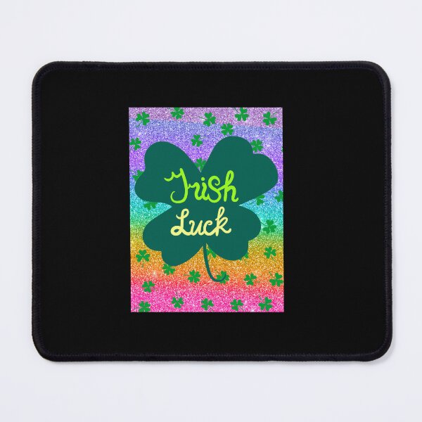 Item preview, Irish Luck Clovers Rainbow Glitter designed and sold by IrishPOD.