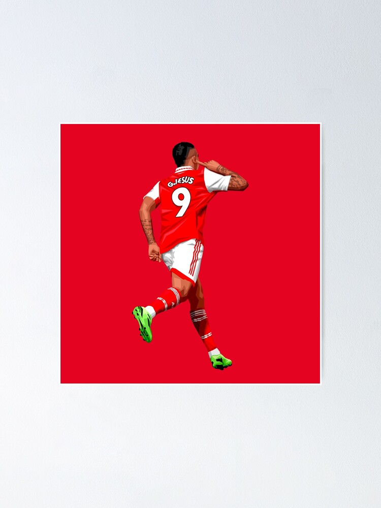 Gabriel Jesus - Arsenal" Poster for by GunnerBallZ | Redbubble