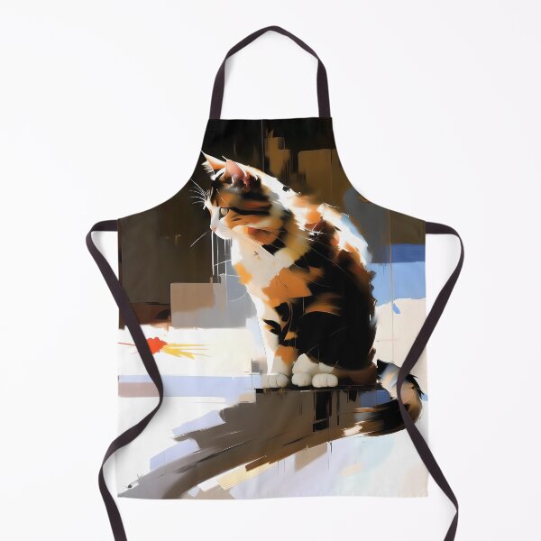 Item preview, Whiskers and Whimsy: A charming kitty oil painting designed and sold by KH-GardenEden.