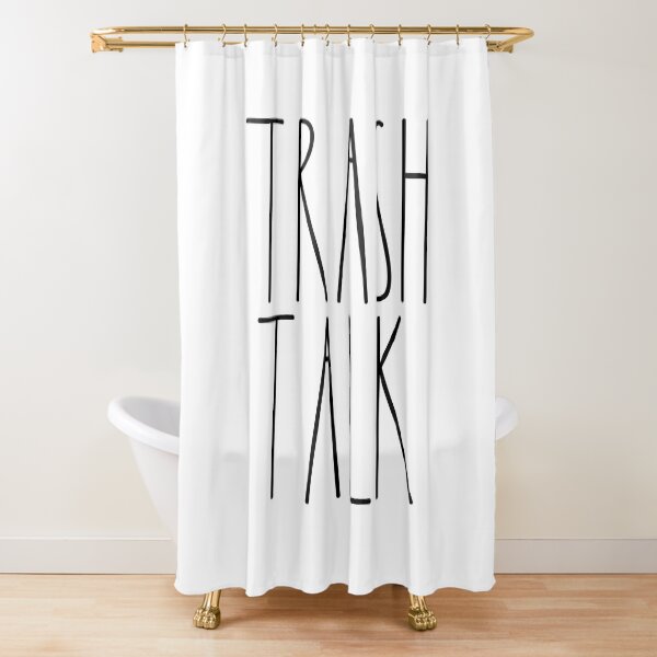 Rae Dunn inspired “GET NAKED” store shower curtain