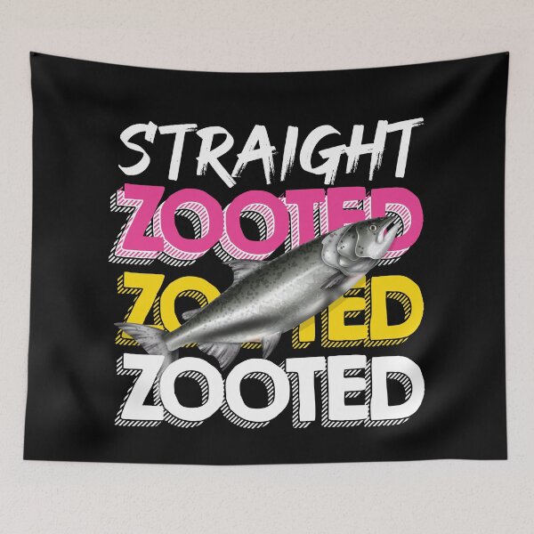 Item preview, Straight Zooted Funny Fishing Fish Lover designed and sold by VIKING  PROJECT.