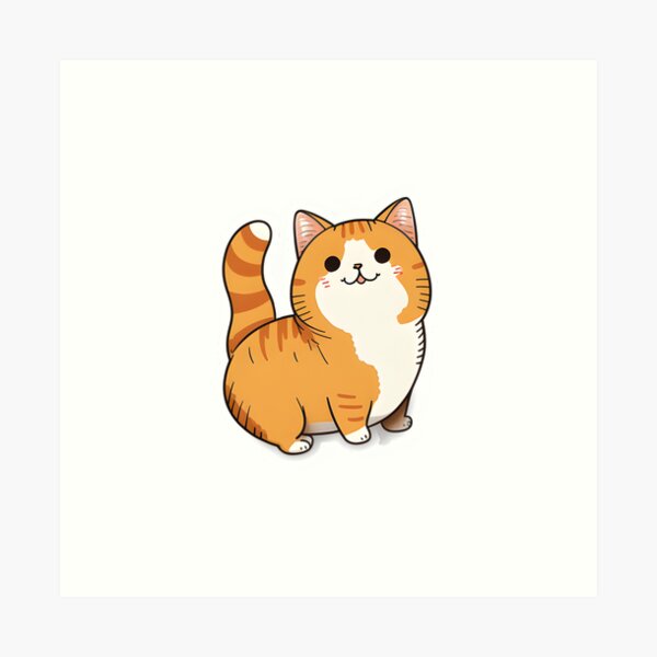 Uwu Cat Stickers Sticker for Sale by Rinomano