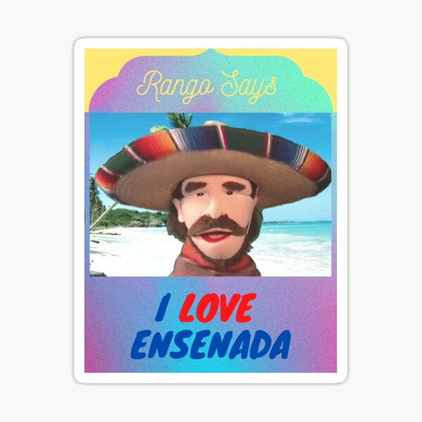 Vista previa del artículo con la obra «'Rango dice que amo a Ensenada' - Colección de títeres de Portland», diseñado y vendido por wisestwolf.