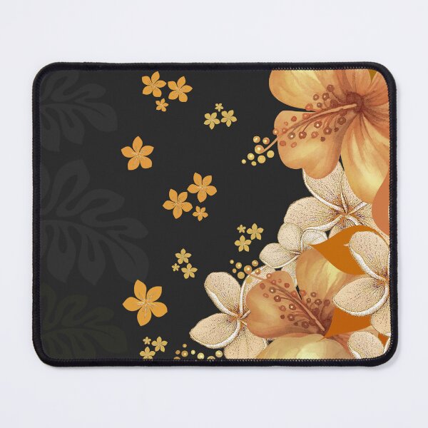 Item preview, Golden Hawaiian Hibiscus and Plumeria designed and sold by J Marielle Designs.
