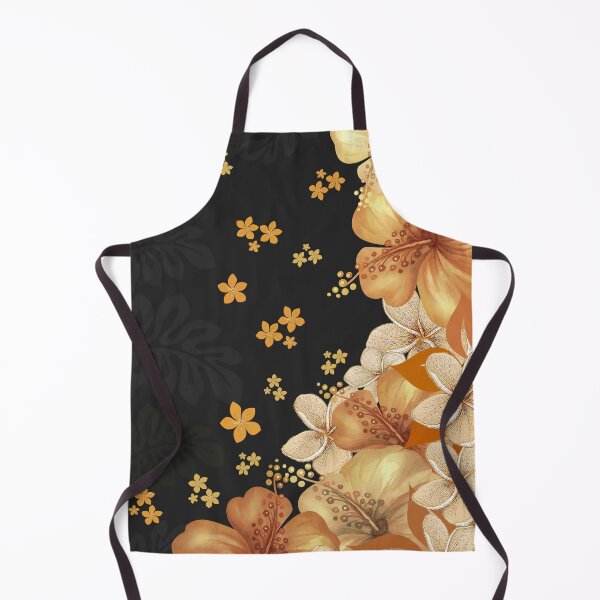 Item preview, Golden Hawaiian Hibiscus and Plumeria designed and sold by J Marielle Designs.