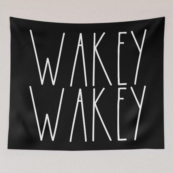Artikelvorschau, Wakey Wakey White Rae Dunn inspiriertes Bauernhaus entworfen und verkauft von FineElephant.