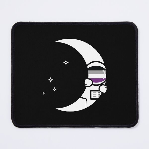 Item preview, Moon Asexual Pride Astronaut designed and sold by Jem Illustration.