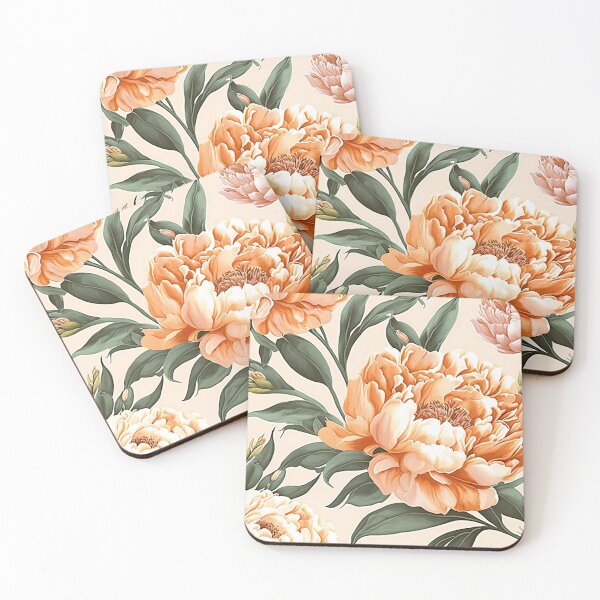 Item preview, Floral Garden Botanical Print with Peonies designed and sold by FloralFancy.