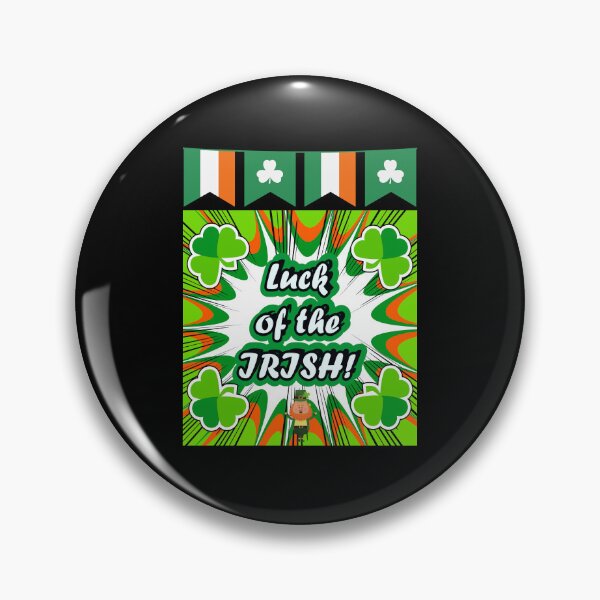 Item preview, Luck Of The Irish Flags Clovers designed and sold by IrishPOD.
