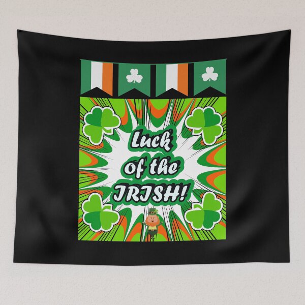 Item preview, Luck Of The Irish Flags Clovers designed and sold by IrishPOD.