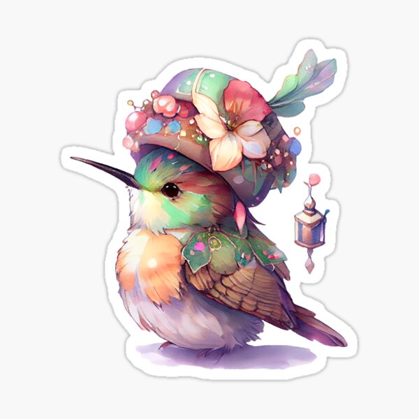 Cute Colibri Stickers for Sale