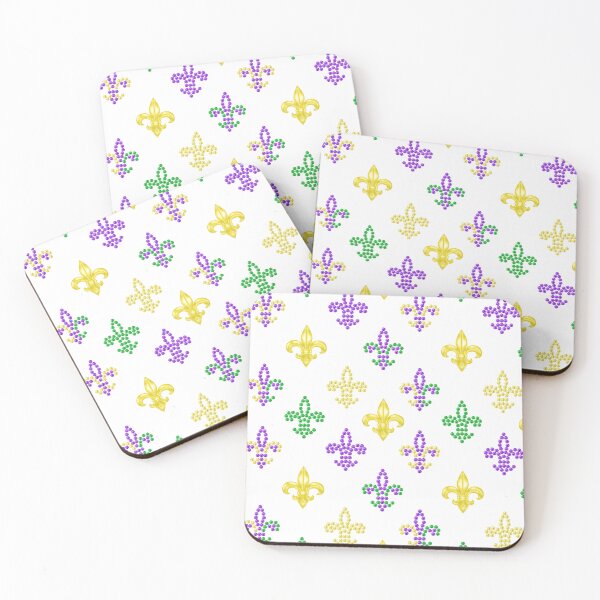 Artikelvorschau, Fleur de lis Beads - White entworfen und verkauft von HB Loves Crafts.