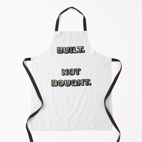 Item preview, Built Not Bought Camo Gym Slogan designed and sold by Drawn By Hand Designs.