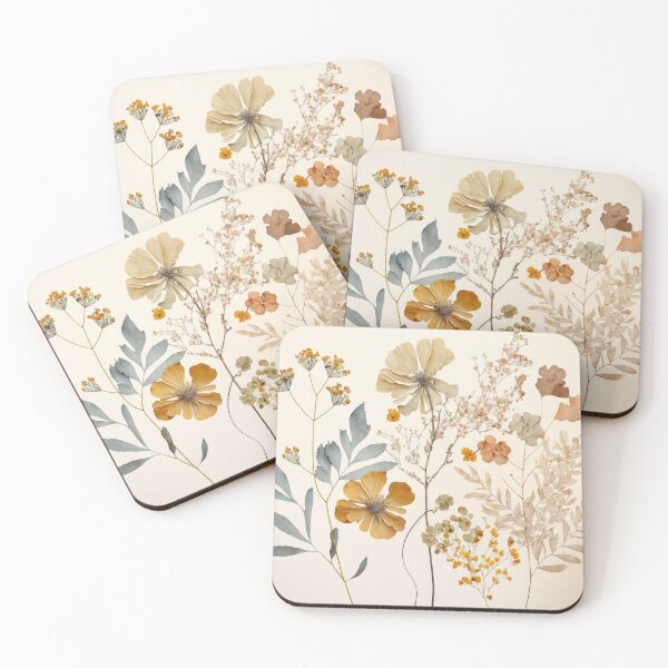Item preview, Floral Garden Botanical Print with wild flowers designed and sold by FloralFancy.