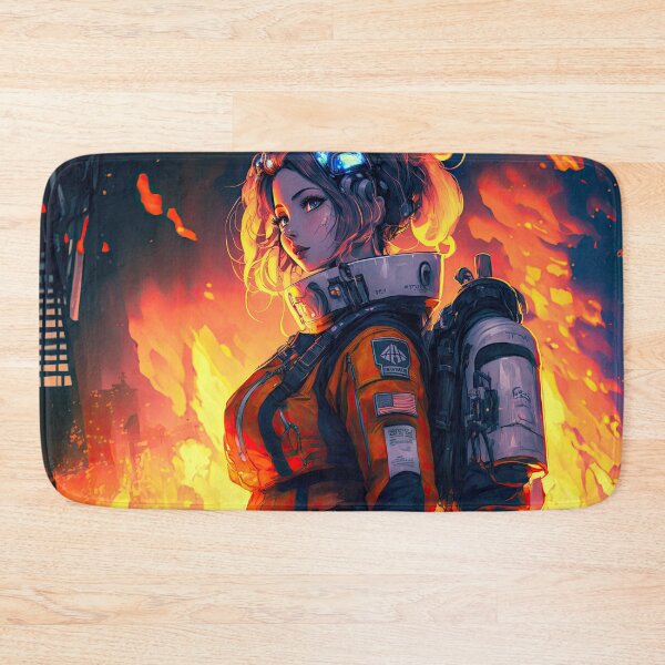 Item preview, Firefighter Girl from the Future: Battling the Inferno designed and sold by ultra-cool.