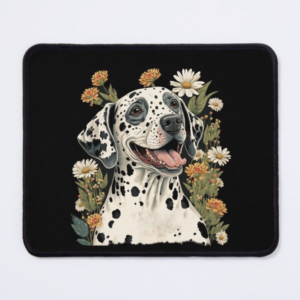 Item preview, Dalmation Dog and Flowers designed and sold by kansaikate.