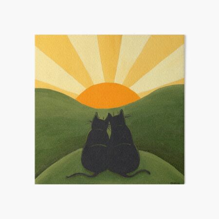 Item preview, Watching the Sunrise designed and sold by KilkennyCat Art.