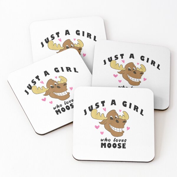 Item preview, Just a girl who loves Moose Silhouette Moose Women's Moose Birthday Gift Moose Lover designed and sold by Celtec Designer ⭐⭐⭐⭐⭐.