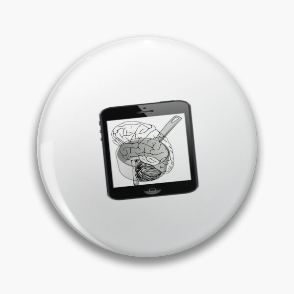 Item preview, Gehirnwäsche Braten in einer Pfanne und Gerät machen eine Pause.   designed and sold by AbbeySophia.