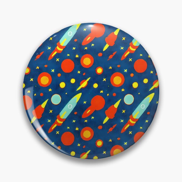 Item preview, Midcentury Modern Pattern No.13 Rockets designed and sold by laurabethlove.