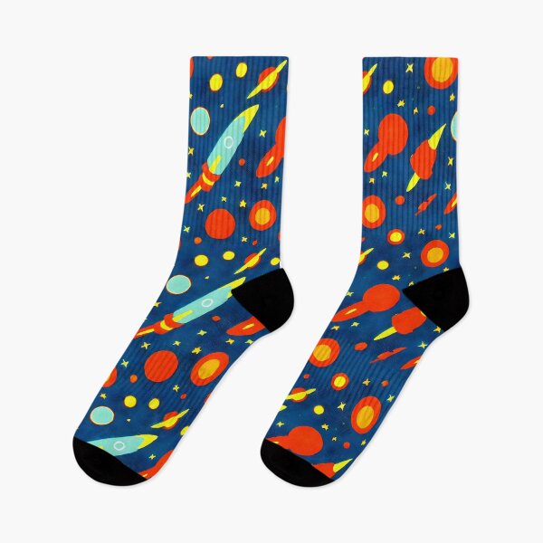 Item preview, Midcentury Modern Pattern No.13 Rockets designed and sold by laurabethlove.
