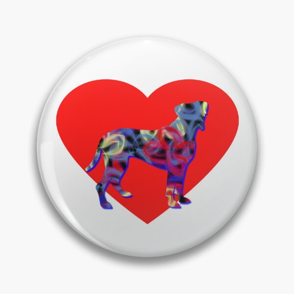 Item preview, I Heart My Boxer Dog Valentines Day Silhouette  designed and sold by AMSonArt.