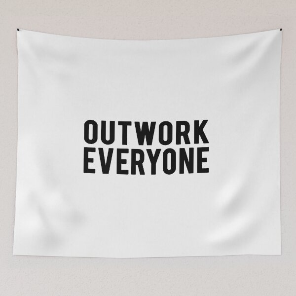 Item preview, Outwork Everyone - White Text - Limitless Mindset designed and sold by CWolff.
