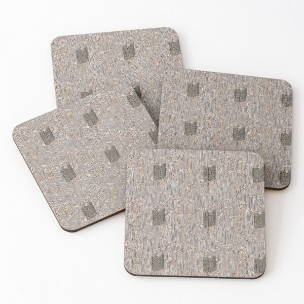 Item preview, Midcentury Modern Pattern No.17 Concrete Jungle designed and sold by laurabethlove.