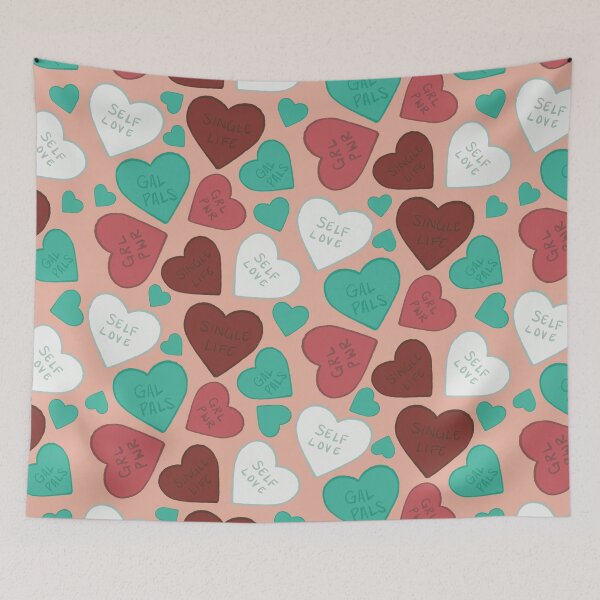 Item preview, Girl power self love Valentine’s Day design in red and green  designed and sold by katerosestudios.