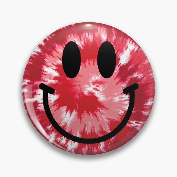 Item preview, RED TIE DYE SMILE HAPPY FACE designed and sold by MNG123.