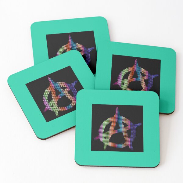 Item preview, Custom rainbow anarchy symbol designed and sold by SHIVA ARTS.