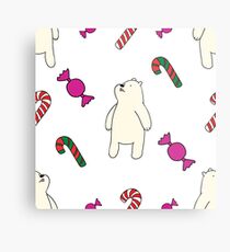 Teddie cute on white Metal Print