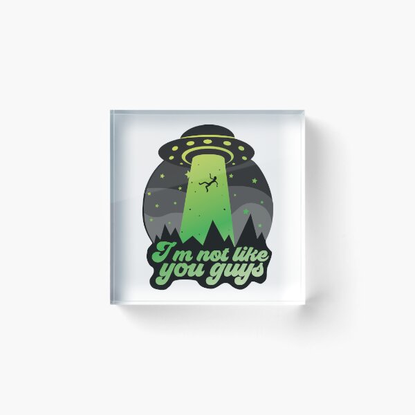 Item preview, Alien's Exist designed and sold by ExcuseMeSticker.