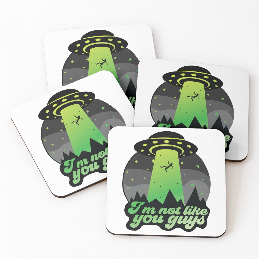 Item preview, Coasters (Set of 4) designed and sold by ExcuseMeSticker.