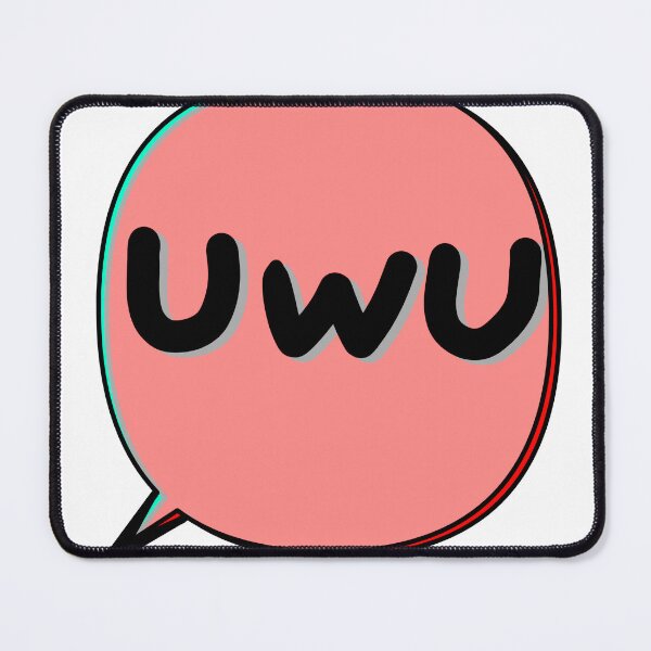 Item preview, Chat bubble UwU designed and sold by Nyamelon.