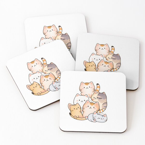 Item preview, Uwu Cute Cat Stickers designed and sold by Rinomano.